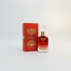 Perfume árabe feminino Al Wataniah Sabah Al Ward Valentine Eau de Parfum 100ml — frasco e embalagem vermelha