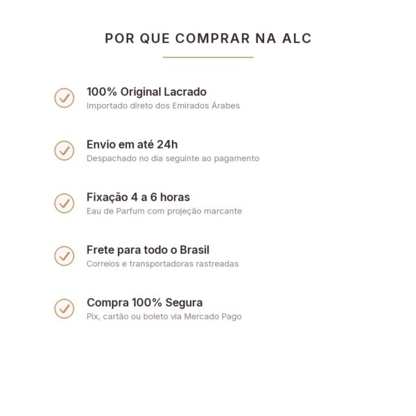 Por que comprar na ALC